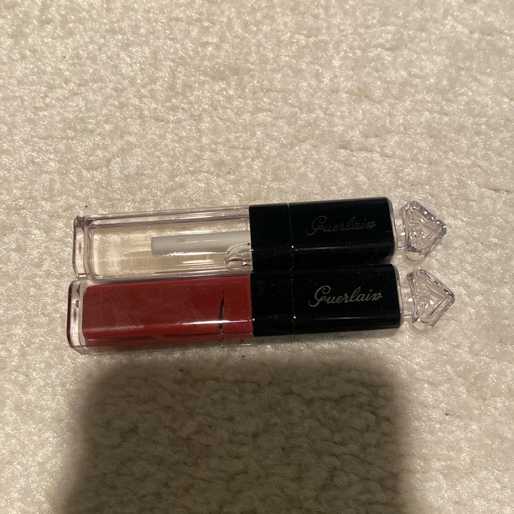 Guerlain La Petite Robe Noir Lip Gloss x2 (Color Clear and L122)